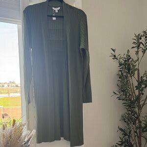 Time and Tru Olive Green Knit Sweater